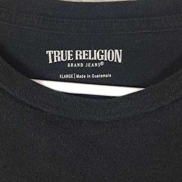 True Religion T Shirt Large Print XL - Picture 3 of 9